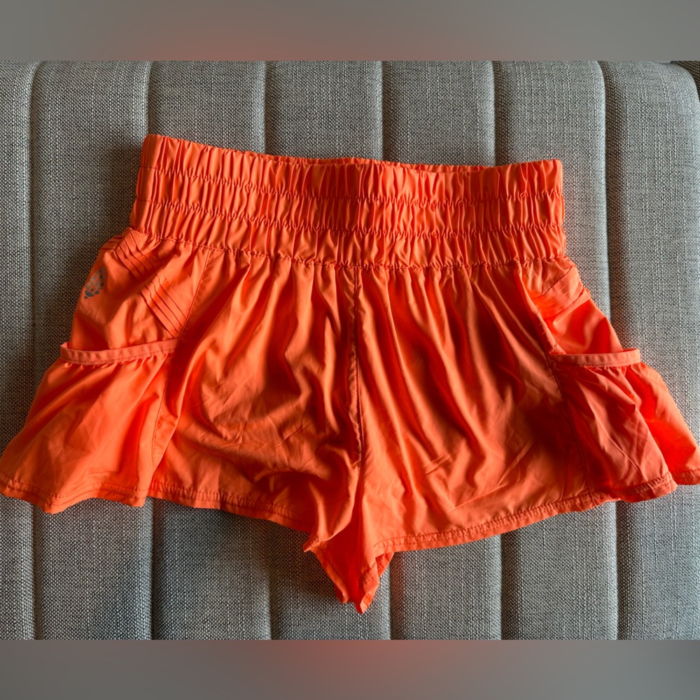 Free People Movement Get Your Flirt On Shorts color Burning Up size XS